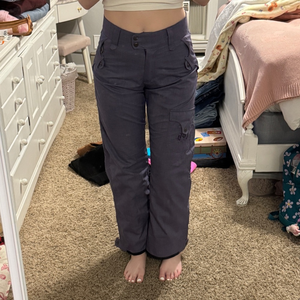 Y2K Purple Dub Snow Pants